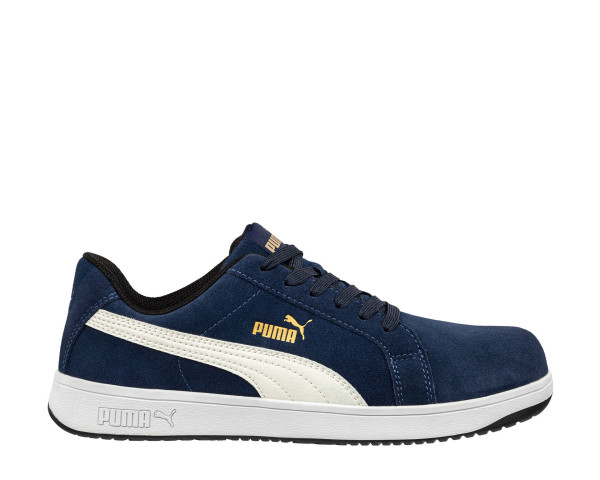 ICONIC SUEDE NAVY LOW