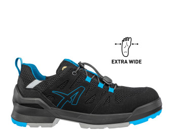 FASTPACK BLACK/BLUE LOW EXTRA BREIT FASTPACK BLACK/BLUE LOW EXTRA BREIT