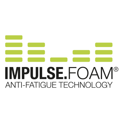 Logo della tecnologia per suole Impulse.Foam